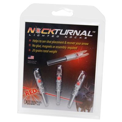 Gt Lighted Nock 3 Pk Red