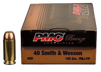Pmc Ammo .40sw 165gr. Fmj-fp